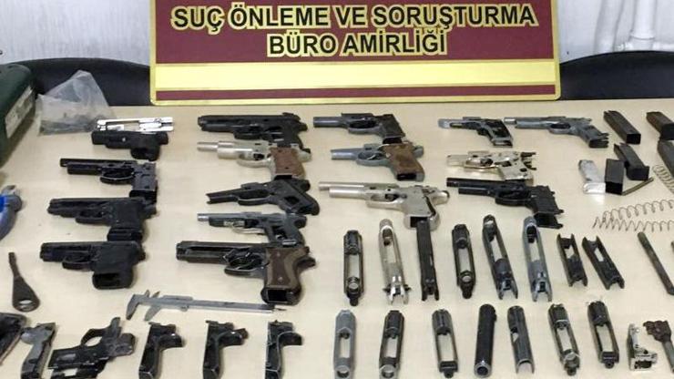 Kaçak silah imalathanesine baskın
