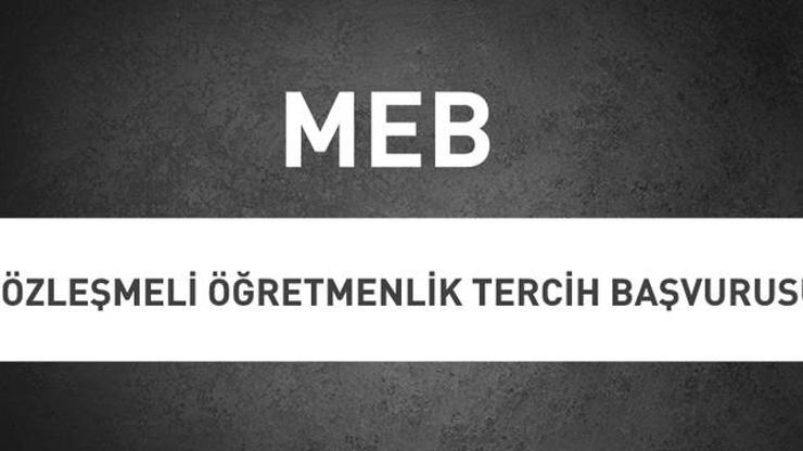 İlk atama (2017 sözleşmeli öğretmenlik) tercih ekranı MEB tarafından adayların erişimine açıldı