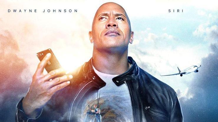 Dwayne Johnson Siri reklamında oynadı