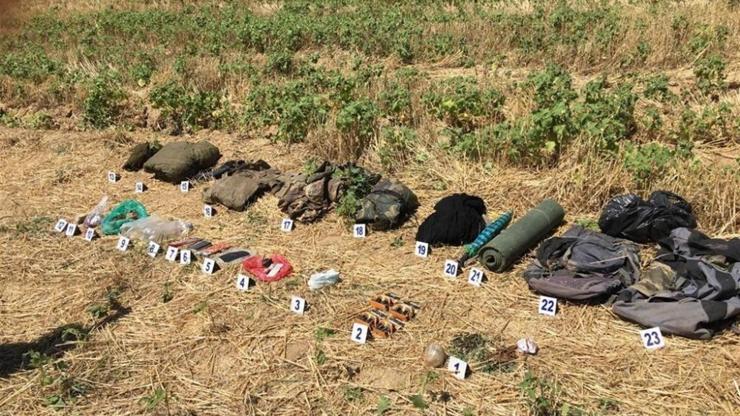 PKK’lıların sırt çantalarında çok sayıda mühimmat ele geçirildi