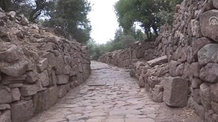 Manisada 2 bin yıllık antik yol bulundu
