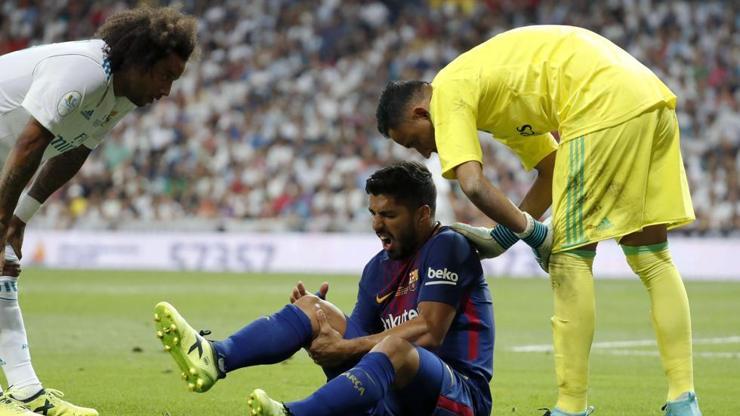 Son dakika Barcelonaya bir darbe de Luis Suarezden