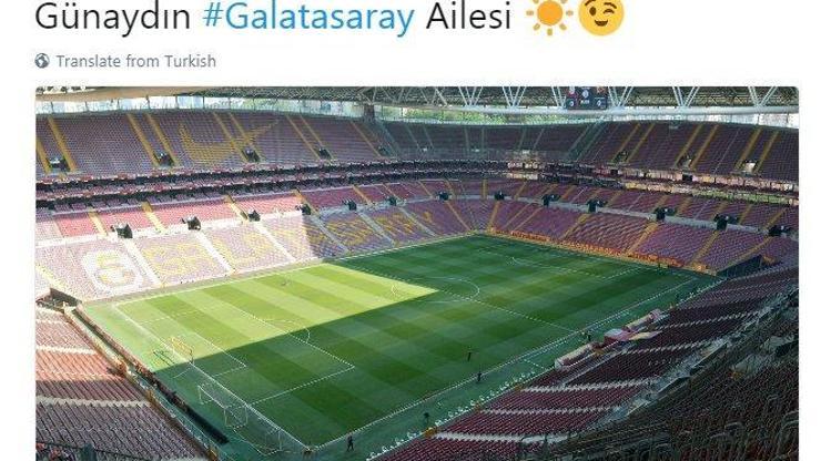 Galatasaraydan ilginç paylaşım