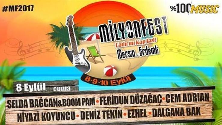 Rock festivali Milyonfest Mersinde başlıyor