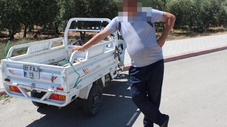 Hırsızlık için forklift kiraladı, yakalandım deyip parasını ödemedi