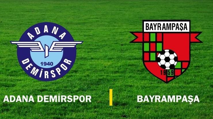 Adana Demirspor-Bayrampaşa maçı hangi kanalda, ne zaman, saat kaçta
