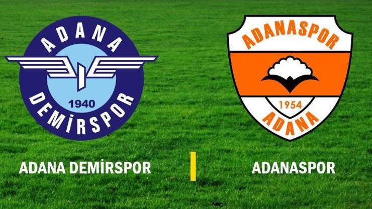 Canlı: Adana Demirspor-Adanaspor maçı izle | Çukurova Derbisi (TFF 1. Lig)