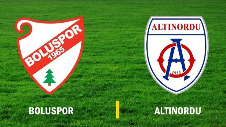 Boluspor-Altınordu maçı ne zaman, saat kaçta, hangi kanalda (TFF 1. Lig)