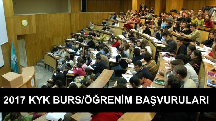 2017 KYK üniversite burs başvuruları e-Devlet giriş: Son gün ne zaman
