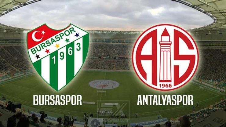 Bursaspor-Antalyaspor maçı muhtemel 11leri
