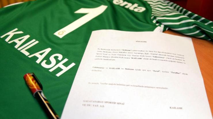 Kailash Musleranın Galatasaray forması ve sözleşmesi hazır