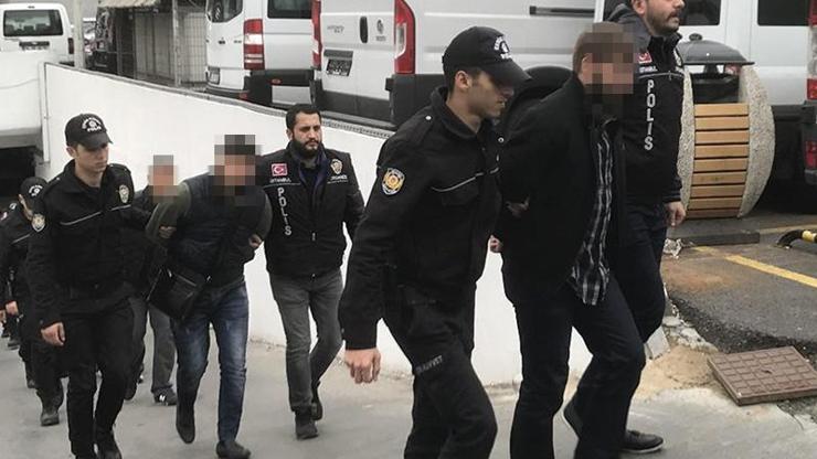 AVMde yakalanan Şirinler çetesi adliyede