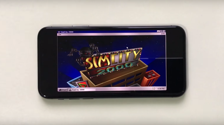 Windows 95i iPhone Xe yüklediler