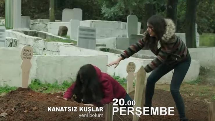 Kanatsız Kuşlar 26. bölüm 2. fragmanı: Zeynep, Ahmetin mezarına gidiyor