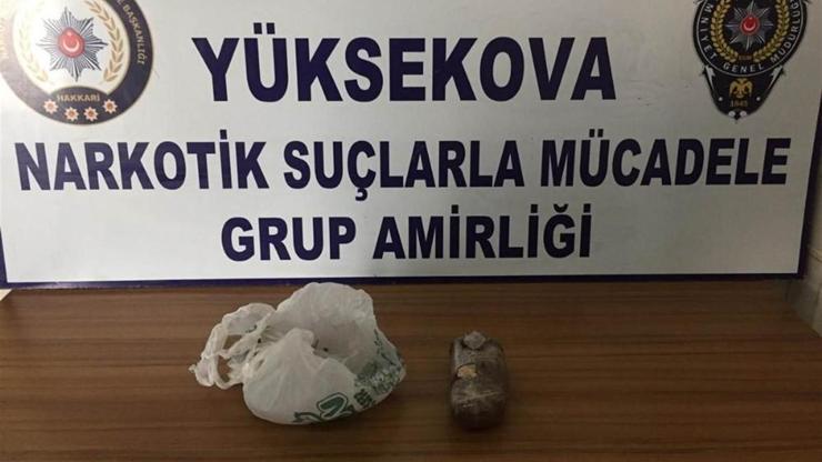 Hakkari’de 2.3 kilo eroin ve 100 kilo kimyasal ele geçirildi
