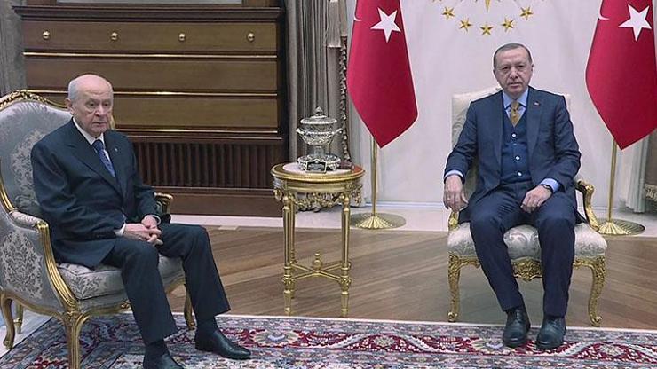 Son dakika... Erdoğan- Bahçeli görüştü