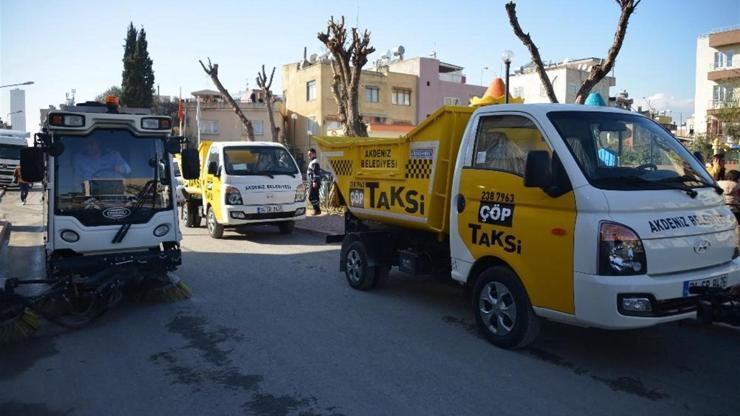 Mersin’de ’Çöp Taksi’ uygulaması