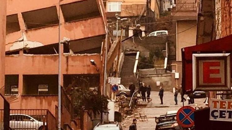 Okul yıkımında faciadan dönüldü