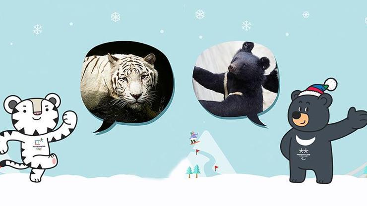 PyeongChang Kış Olimpiyatlarının maskotları