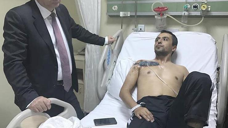 CHP milletvekili Arık, Afrinde yaralanan yüzbaşıyı ziyaret etti