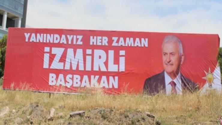Başbakan Yıldırım afişlerini yırtanlara hapis cezası