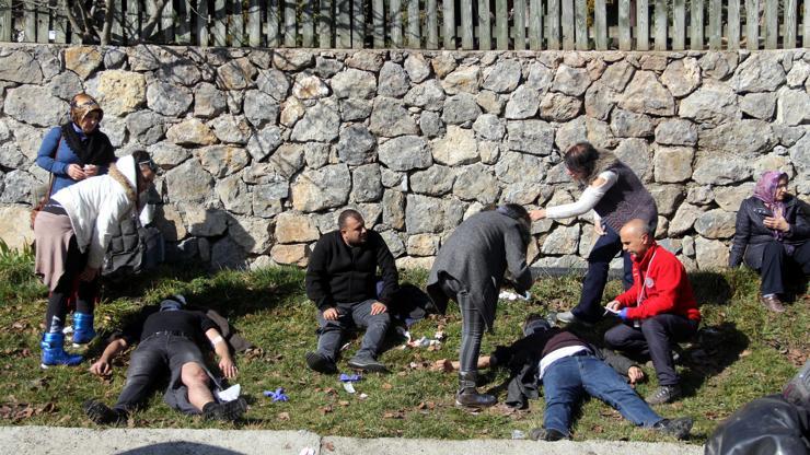 Abant yolunda zincirleme kaza: 11 yaralı