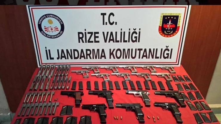 Ardeşen’de kaçak silah atölyesi ortaya çıkarıldı
