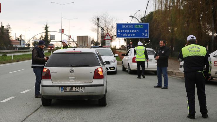Rizede modifiye araçlar polisleri şaşırttı