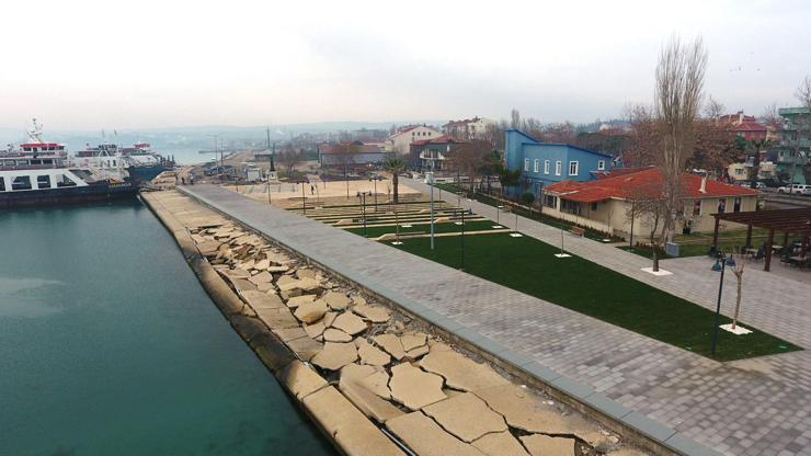 Gelibolu Piri Reis Sahil Düzenlemesi Projesi çalışmaları sürüyor