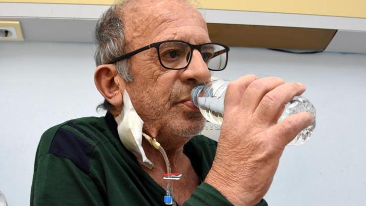 12 yıl sonra ilk işi kana kana su içmek oldu