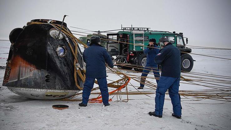 Soyuz kapsülü Dünyaya döndü