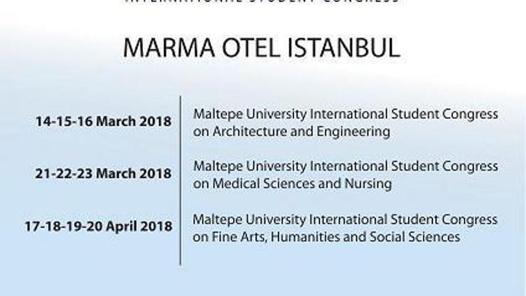 Maltepe Üniversitesi Uluslararası Öğrenci Kongreleri başlıyor