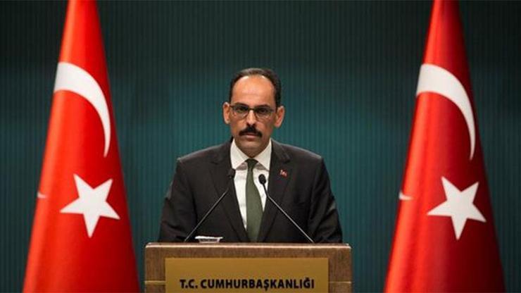 İbrahim Kalından Suriyenin vurulmasıyla ilgili açıklama