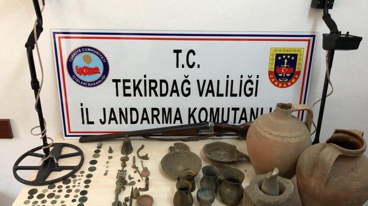 Tekirdağda tarihi eser operasyonu