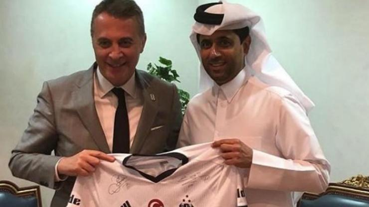 Fikret Orman ile Nasser Al-Khelaifi bir arada