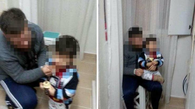 Akılalmaz görüntüler Oğlumla içelim dedik