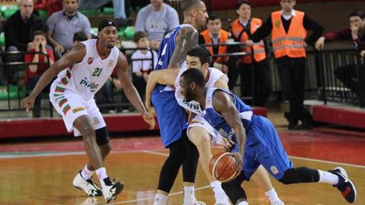 Tahincioğlu Basketbol Süper Ligi: Pınar Karşıyaka: 103 - Demir İnşaat Büyükçekmece: 98