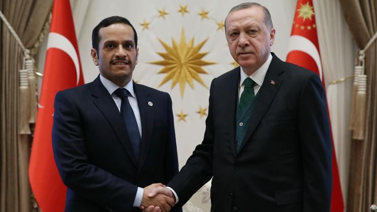 Katar Dışişleri Bakanı Şeyh Muhammed bin Abdurrahman bin Casim El Sani Beştepede