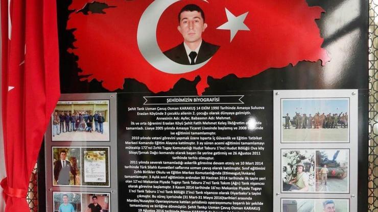 Şehitlerin adının taşıyan 4 Okul’a şehit köşesi açıldı