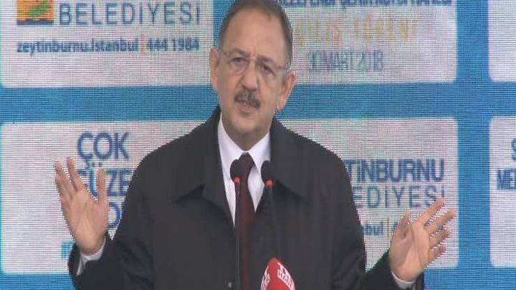 Bakan Özhaseki Zeytinburnunda kütüphane açılışında konuştu