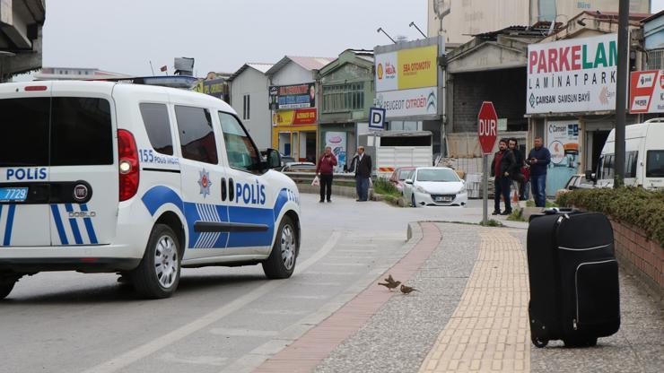 Kaldırımda unutulan valiz polisi alarma geçirdi