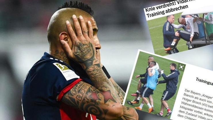 Bayernde Arturo Vidal antrenmanı böyle terk etti