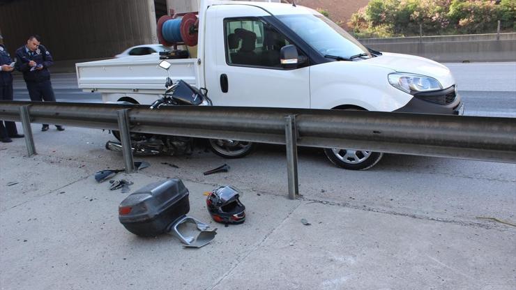 Polis memuru kazada yaralandı