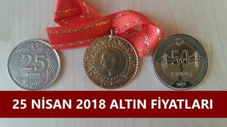 Altın oranlarında yükseliş başladı: 25 Nisan çeyrek altın, gram altın fiyatı bugün ne kadar