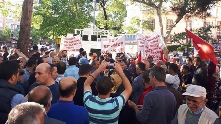 Ayazağa’da yüzlerce vatandaş eylem yaptı
