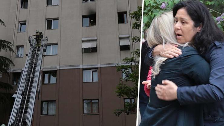 Kadıköyde can pazarı: 11 katlı apartmanda yangın