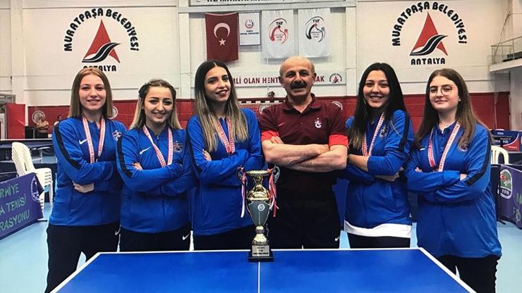Trabzonspor kadın masa tenisi takımı Süper Ligde