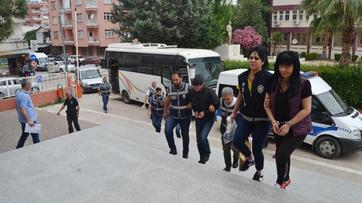 Pitbullu fuhuş çetesinden 18 kişi tutuklandı