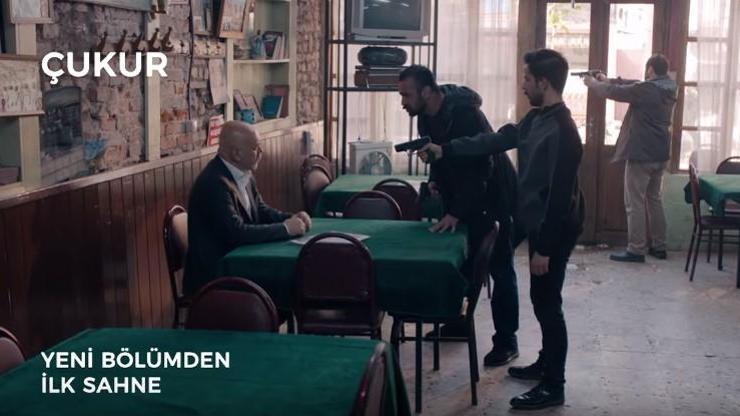 İdrise silah çekilecek Çukur dizisi yeni bölüm fragmanı