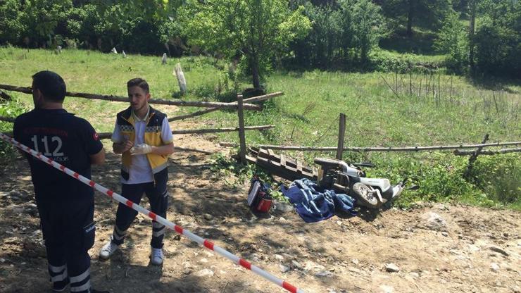 Elektrikli bisikletten düşüp öldü